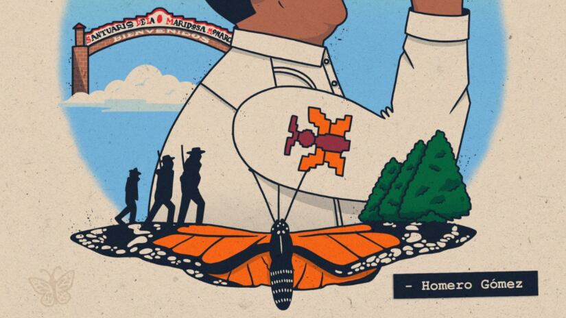 Homero Gomez, protector de la mariposa monarca