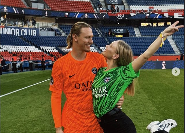 Actriz para adultos hizo atrevida promesa al arquero del PSG antes de la final de Champions y su esposa respondió