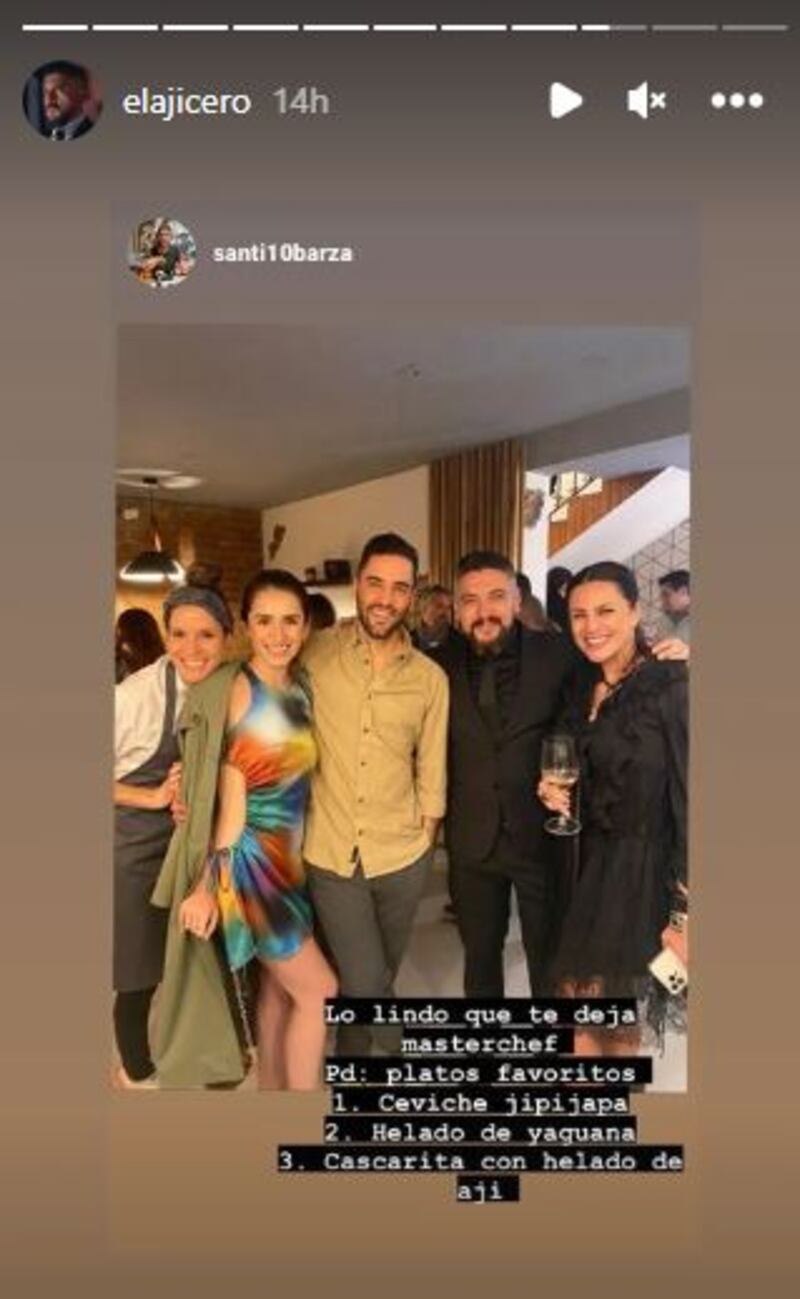 Publicación de El Ajicero en sus historias de Instagram