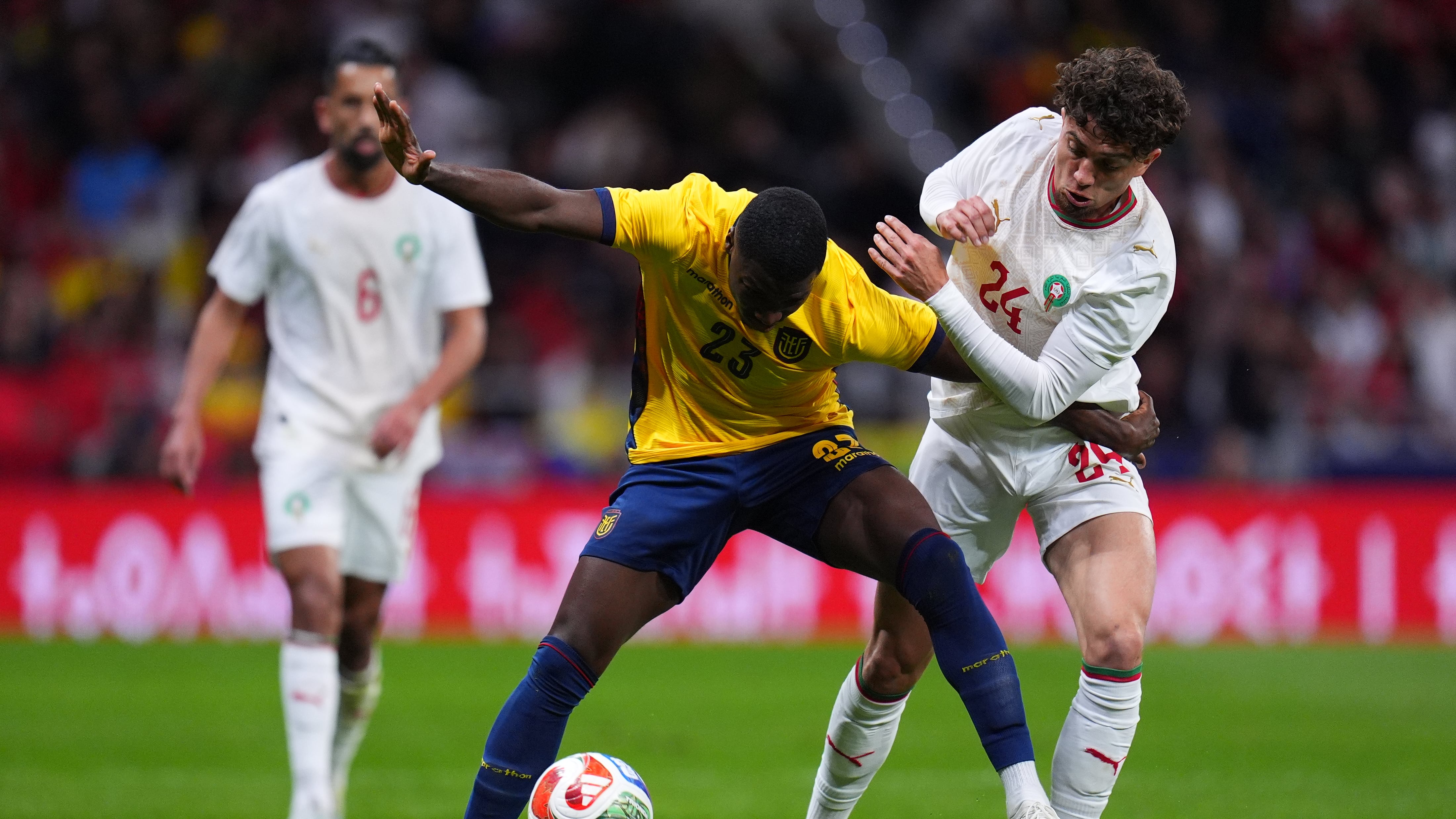 Moisés Caicedo, el líder en el mediocampo en el partido Ecuador y Marruecos