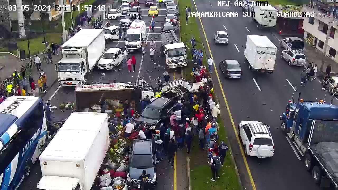 Accidente en Machachi