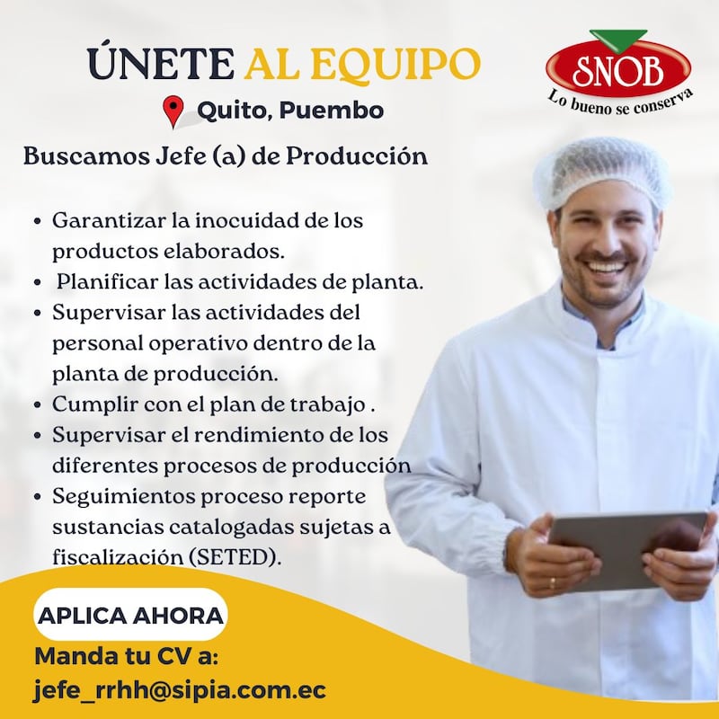 Trabajos en Quito