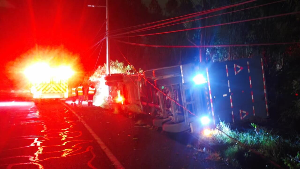 Accidente en la Simón Bolívar