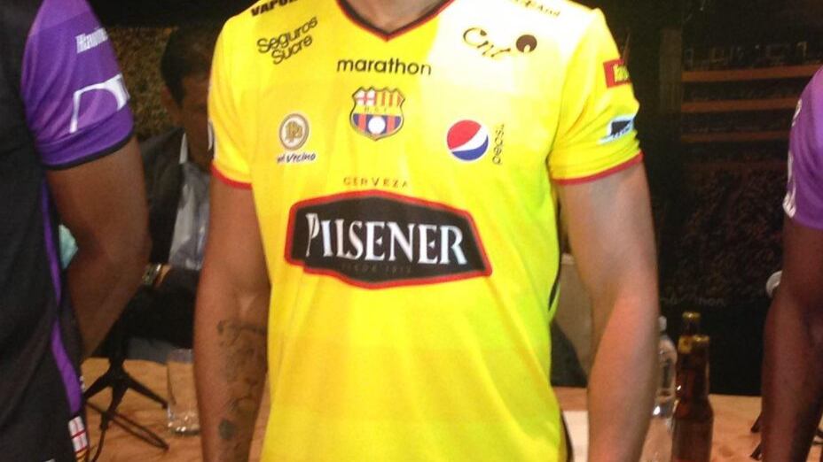 Camiseta de Barcelona SC/ Twitter @BSC_Monumental