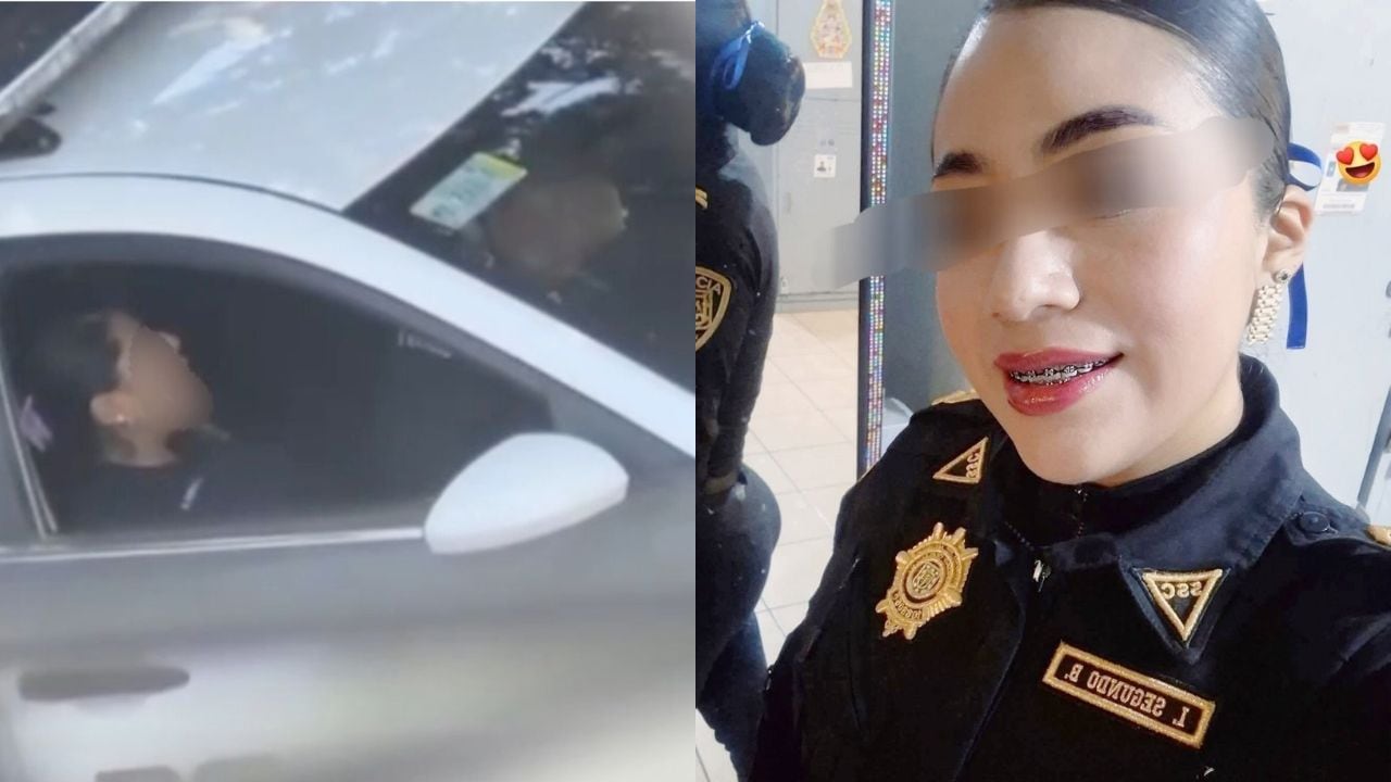 La mujer vinculada al videoescándalo de la patrulla rompió el silencio.