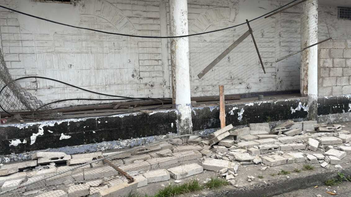 Afectación en la universidad Luis Vargas T