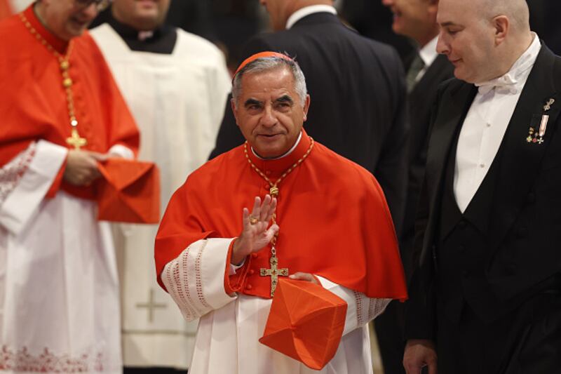El cardenal italiano Angelo Becciu.