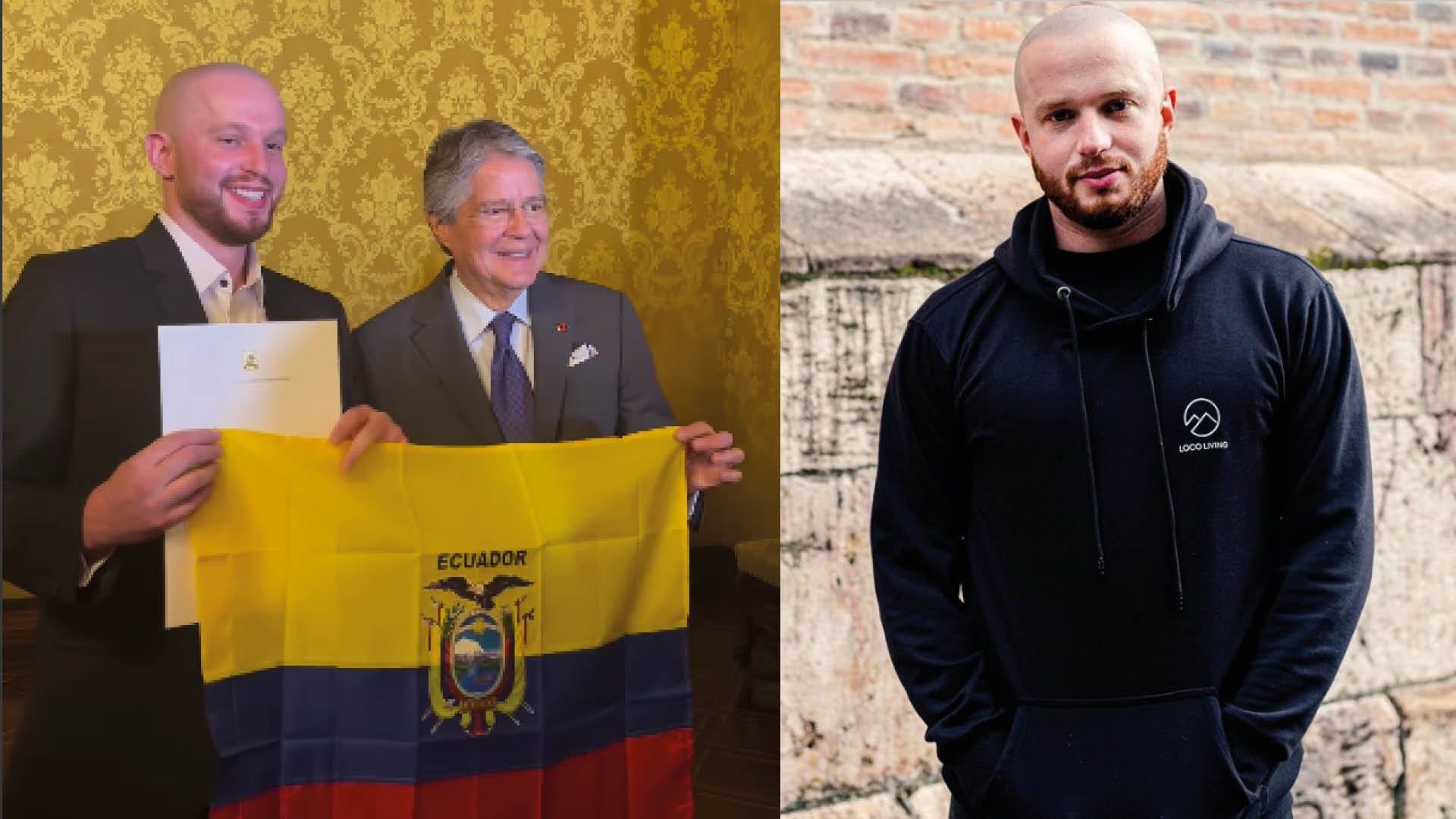 influencer canadiense Loco Living Josh ya es ecuatoriano