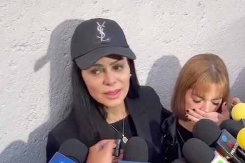 “Ha sido muy duro perderlo, Dios me lo dio y Dios me lo quitó”, Maribel Guardia reaparece ante los medios