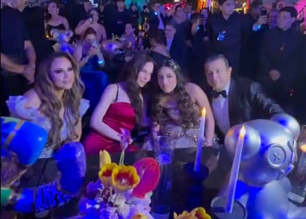 Belinda y J Balvin participaron en la fiesta de 15 años que se volvió viral en redes sociales.