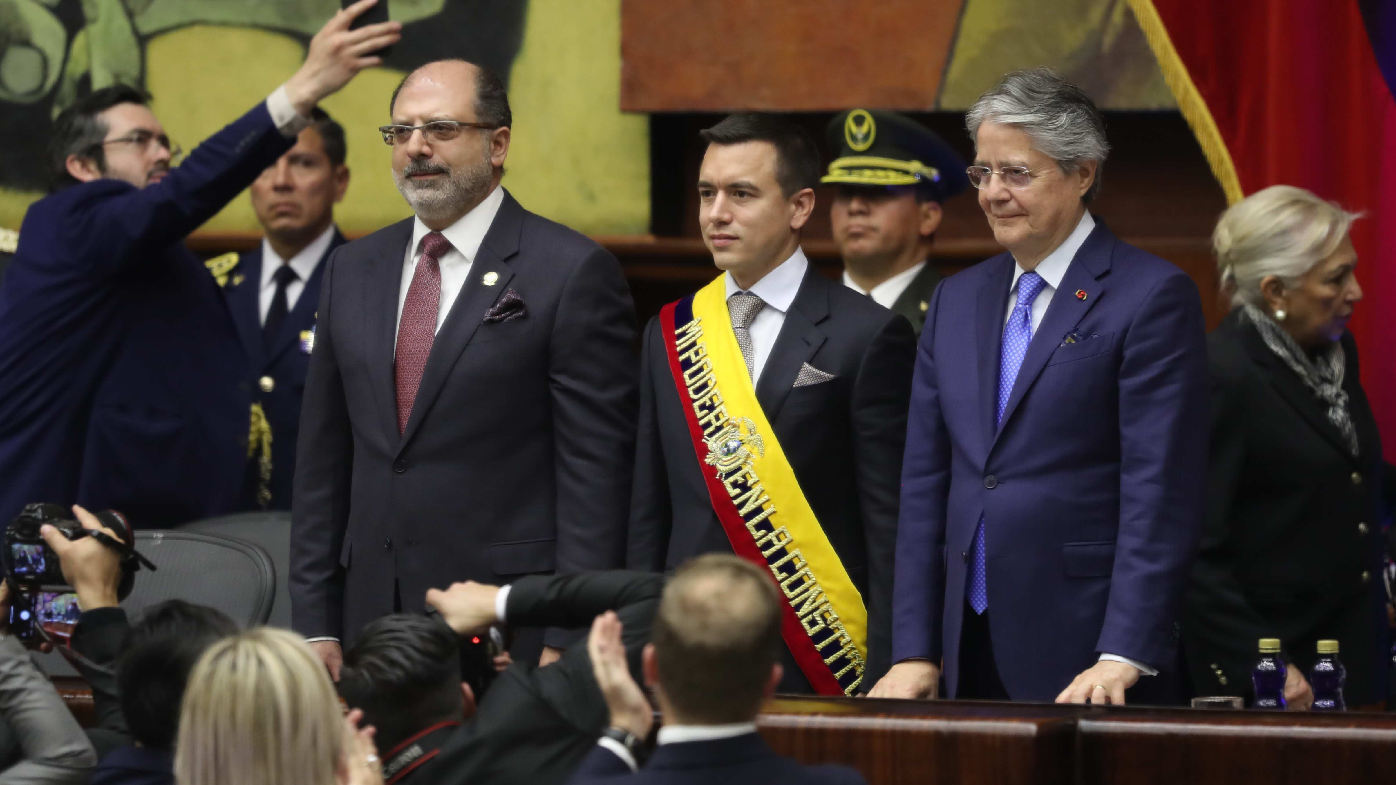 Daniel Noboa jura como presidente de Ecuador y sucede a Guillermo Lasso
