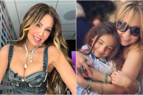 Thalía despierta la nostalgia con video de cuando era niña y deja ver que su hija es su clon