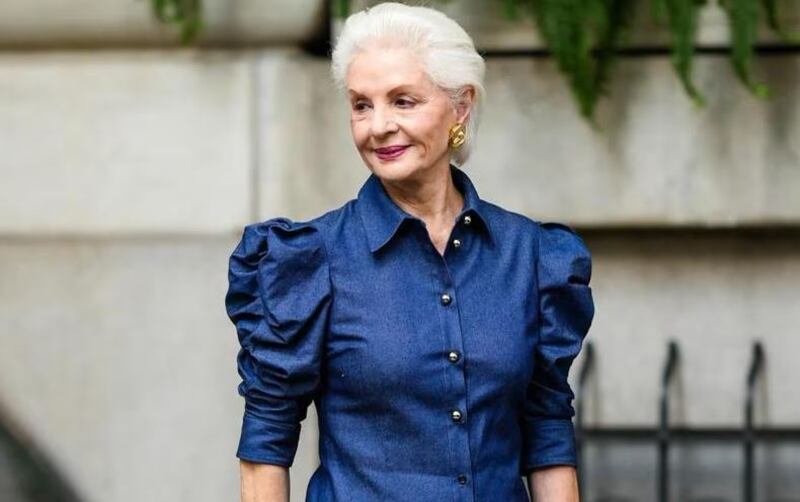 Carolina Herrera es conocida por llevar su cabello corto