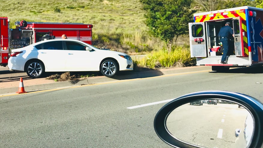 Foto referencial de un accidente de tránsito