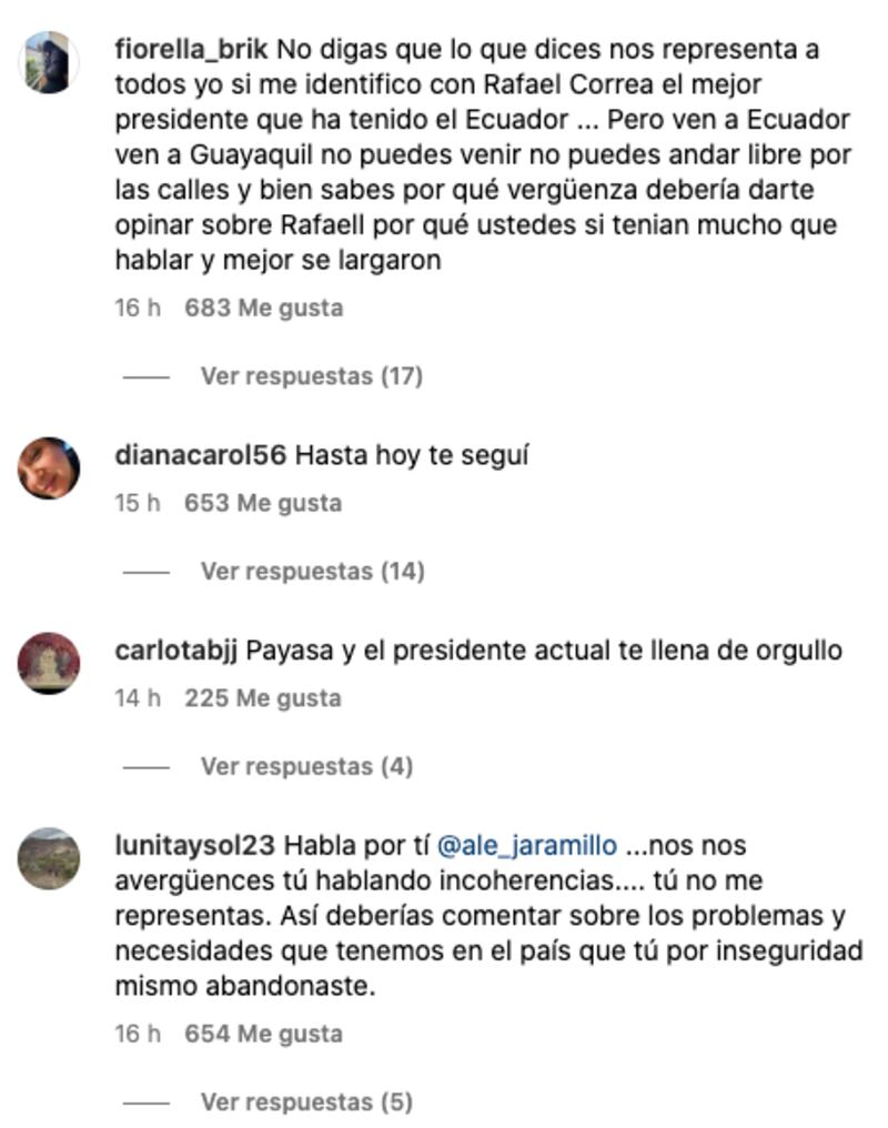 Hate a Alejandra Jaramillo.