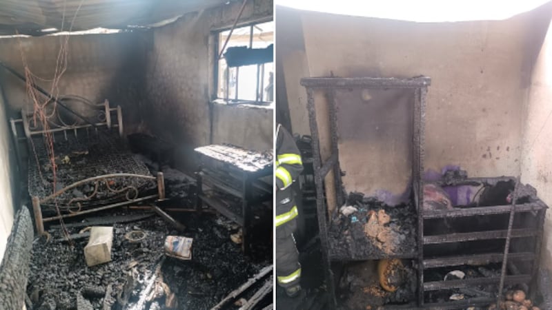 Incendio en Chillogallo - Fuente: Foto del COE