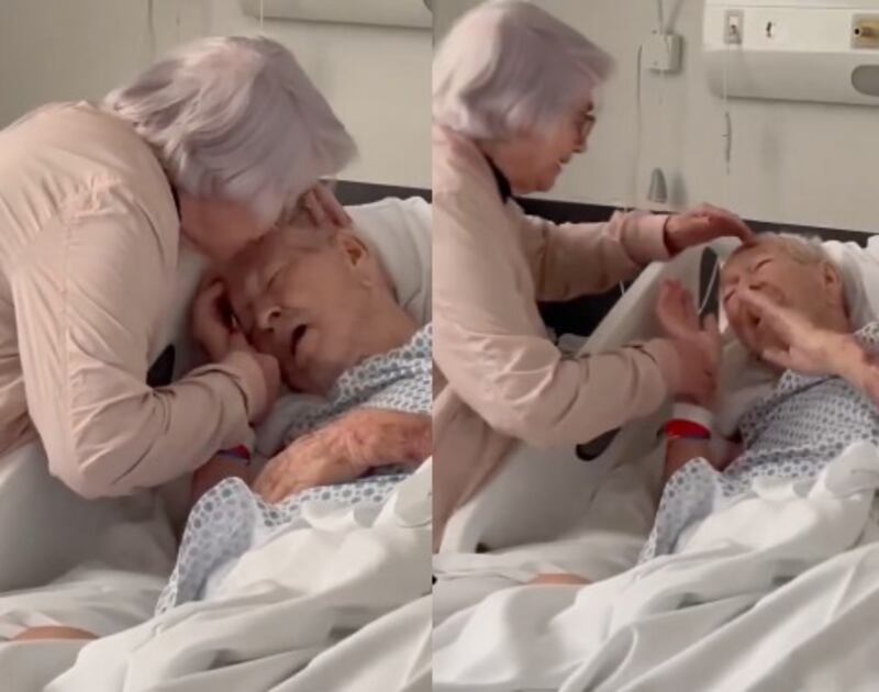 esperó a su esposa y murió