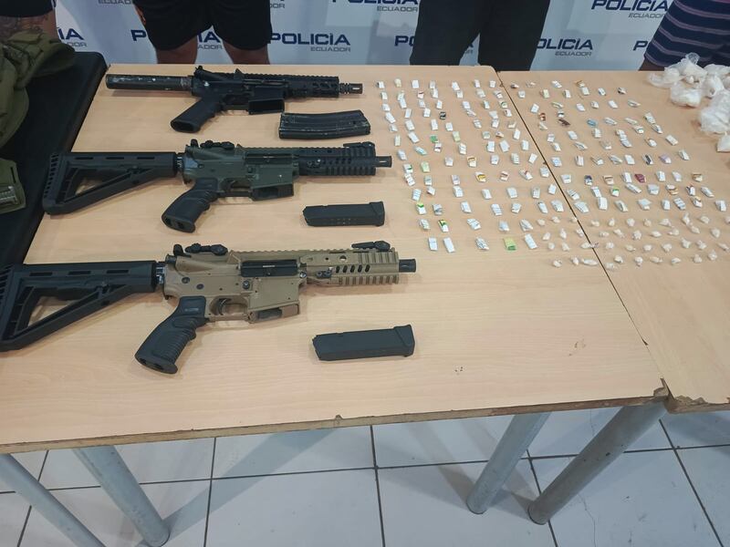 Policía golpea a estructura delictiva en Durán. Imagen: Policía Nacional