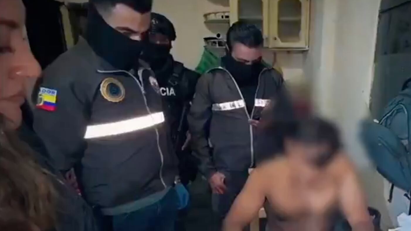 Capturan en Pastaza a sospechoso de crear y difundir pornografía infantil - Fuente: @PoliciaEcuador