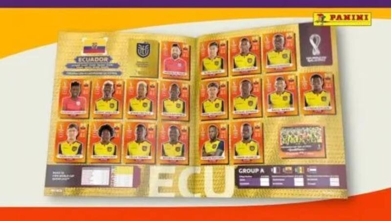 Ecuador 2022 para el Álbum del Mundial