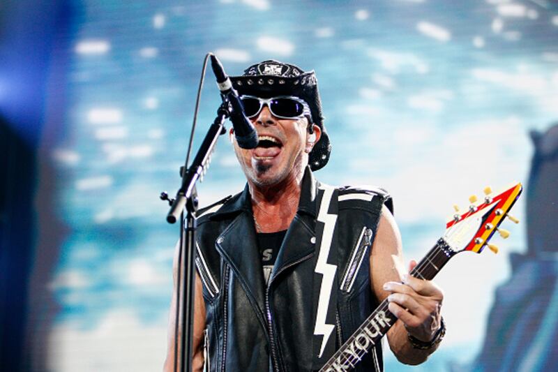 Scorpions en concierto en Ecuador.