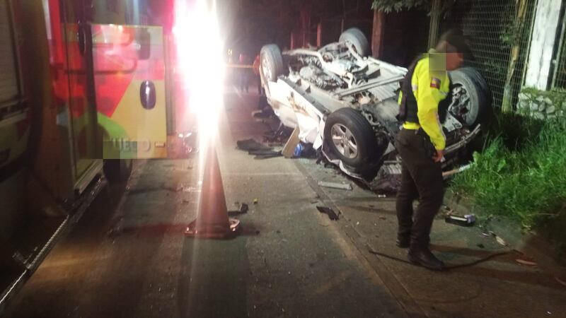 Accidente en la vía Cuenca – Molleturo