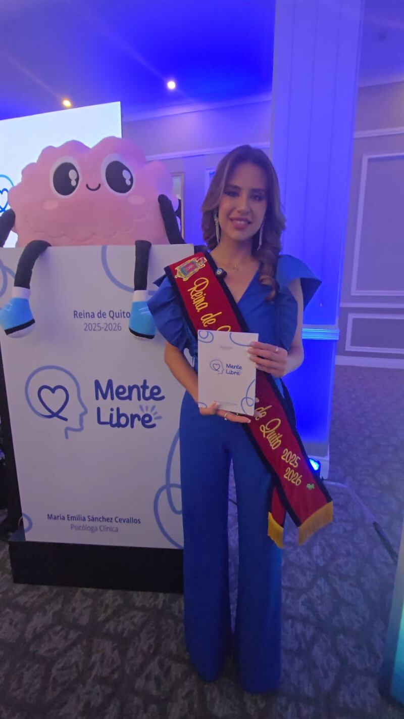 “Mente Libre”: la iniciativa de la reina de San Francisco de Quito para combatir la desnutrición infantil y la salud mental