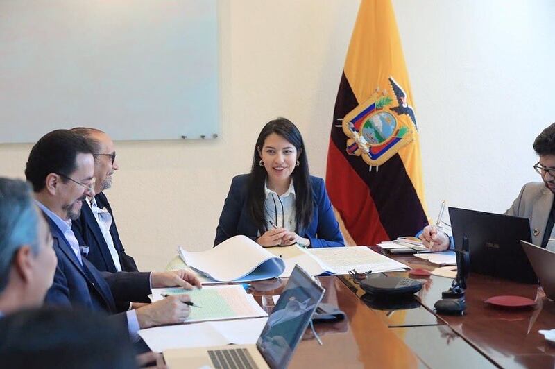 Sariha Moya, nueva vicepresidenta encargada