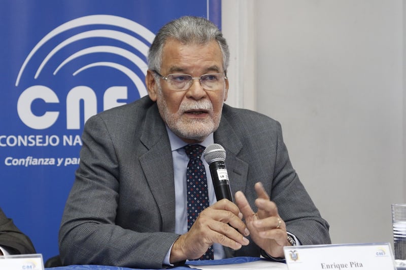 Vicepresidente del CNE, Enrique Pita