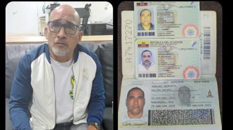 Exalcalde de Durán, Dalton Narváez al momento de su detención en Colombia