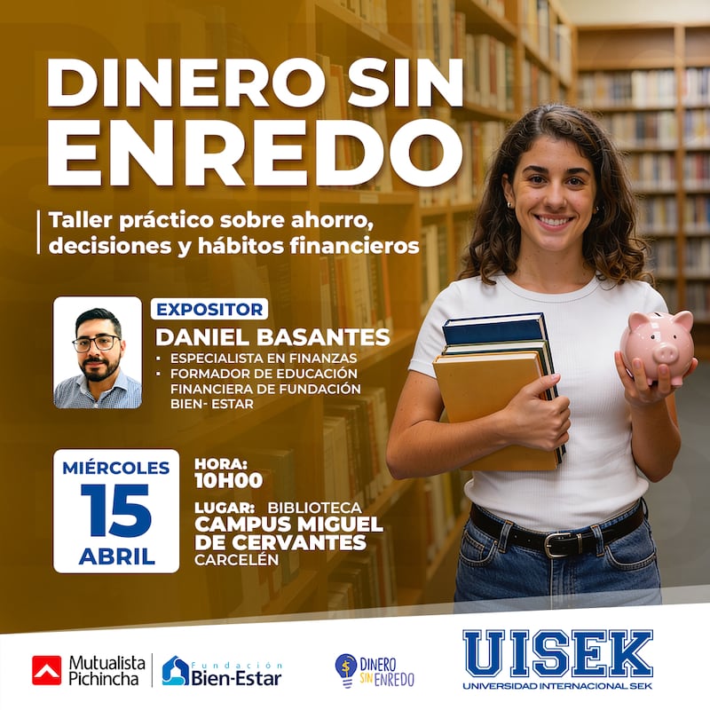 “Dinero sin enredo”: la iniciativa que busca enseñar finanzas a jóvenes en Ecuador - Fuente: UISEK