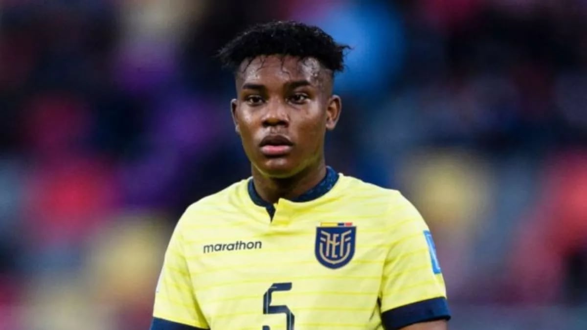 Oscar Zambrano con la Selección de Ecuador Sub 20