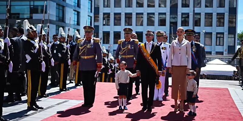Daniel Noboa llega a la Asamblea