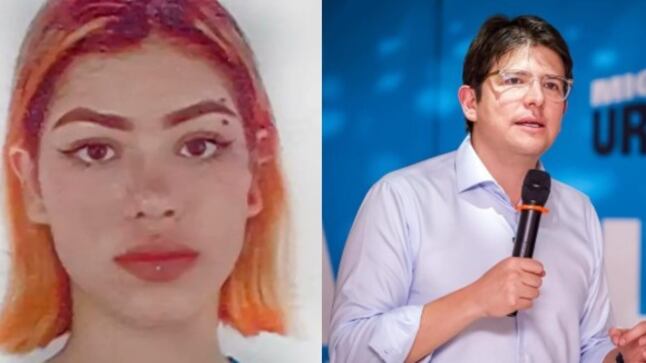 Foto de alias 'Gabriela' y Miguel Uribe.