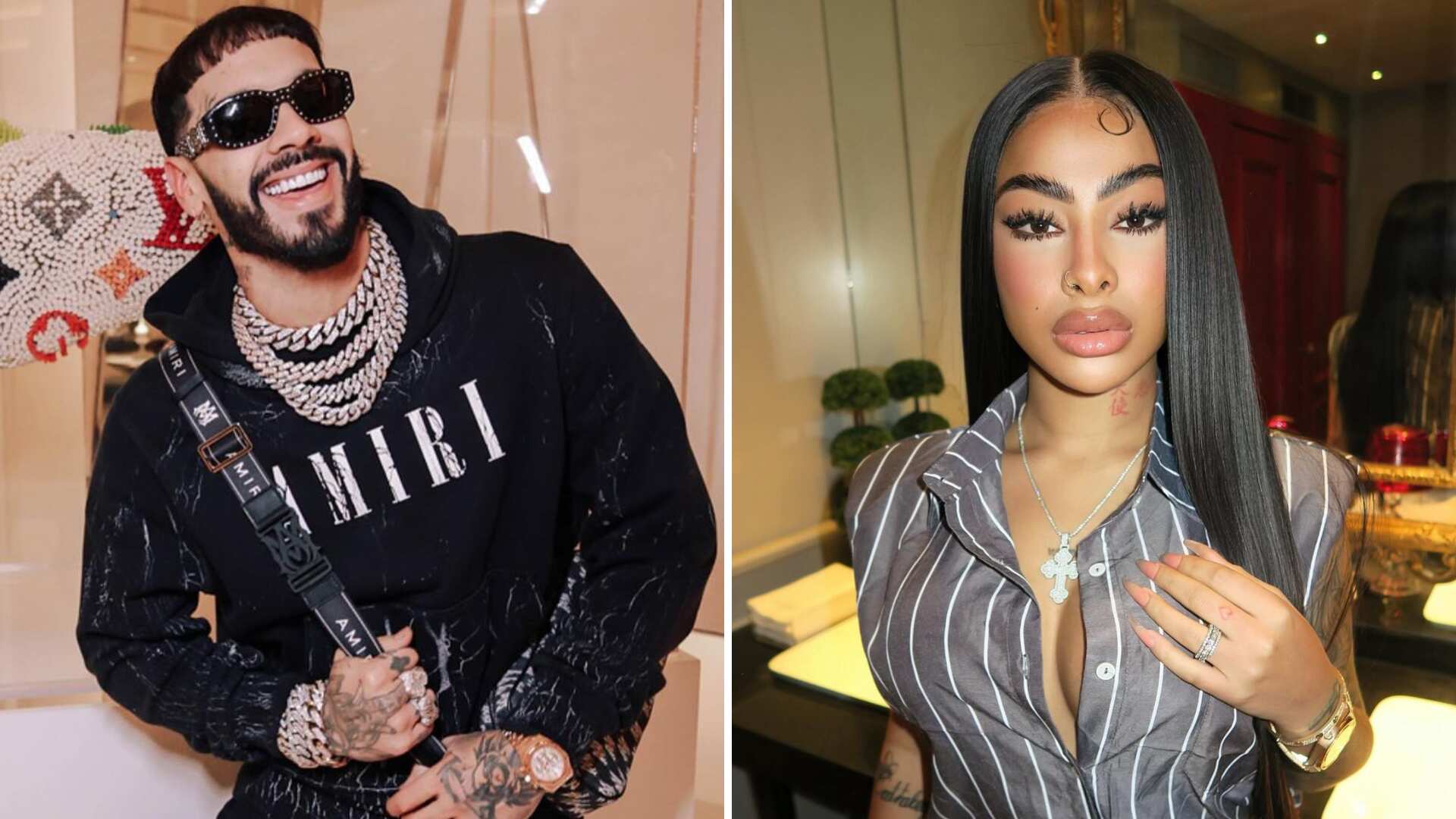 Mientras Yailin posa provocativamente, Anuel reaccionó de la forma más inesperada