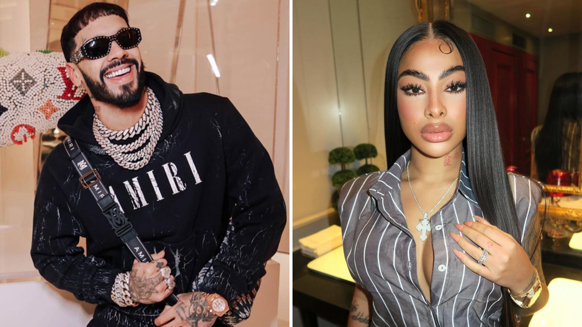 Mientras Yailin posa provocativamente, Anuel reaccionó de la forma más inesperada