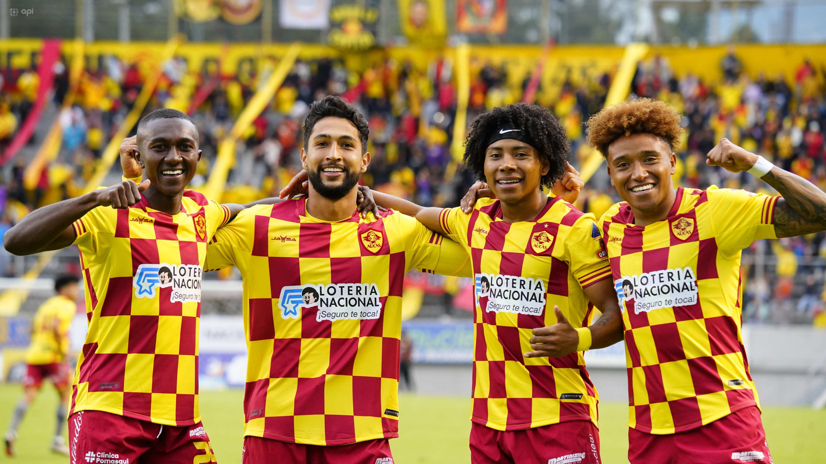 Aucas en su victoria ante Orense en la Fecha 1 de Liga Pro