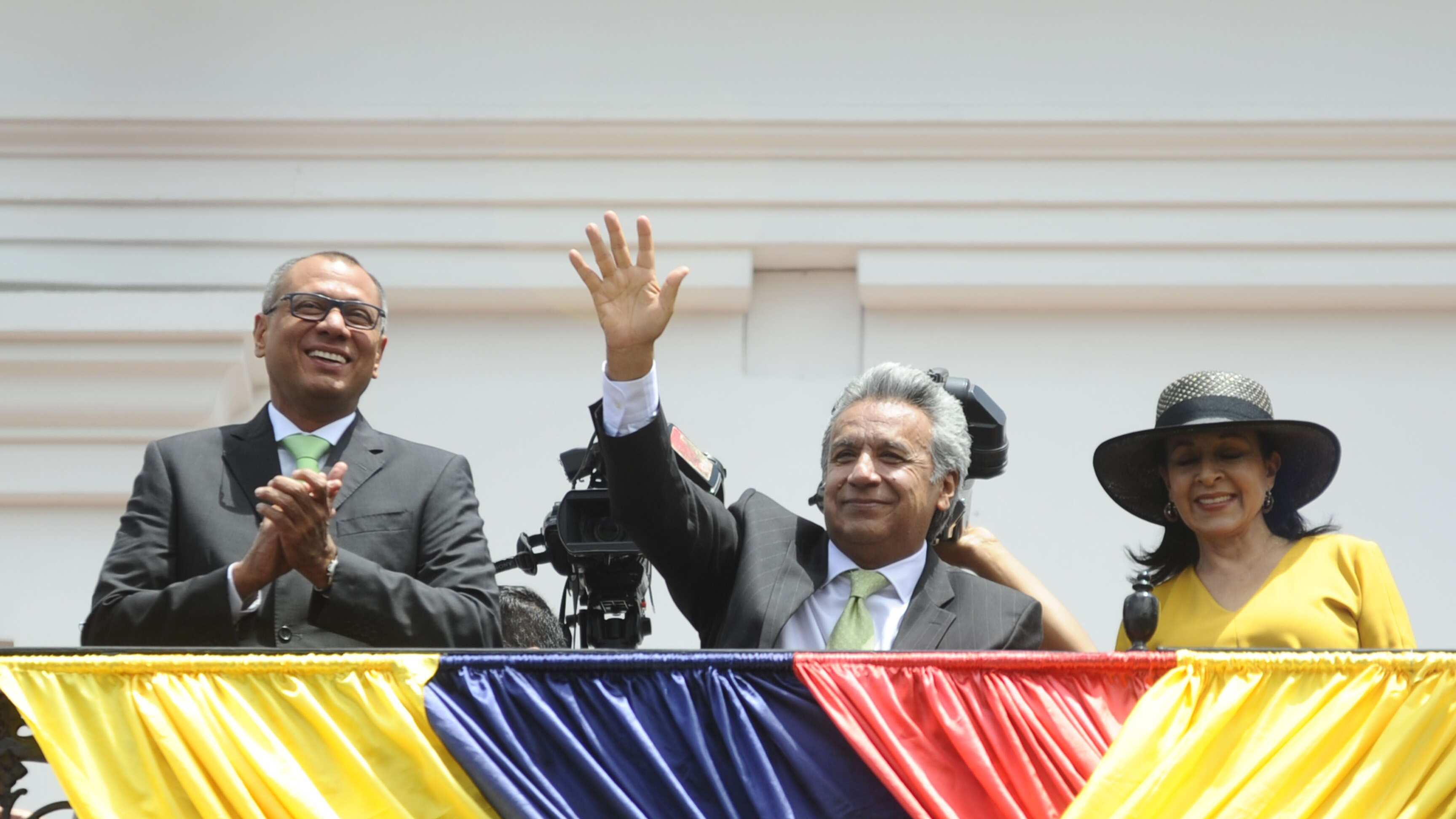 Jorge Glas y Lenín Moreno/API