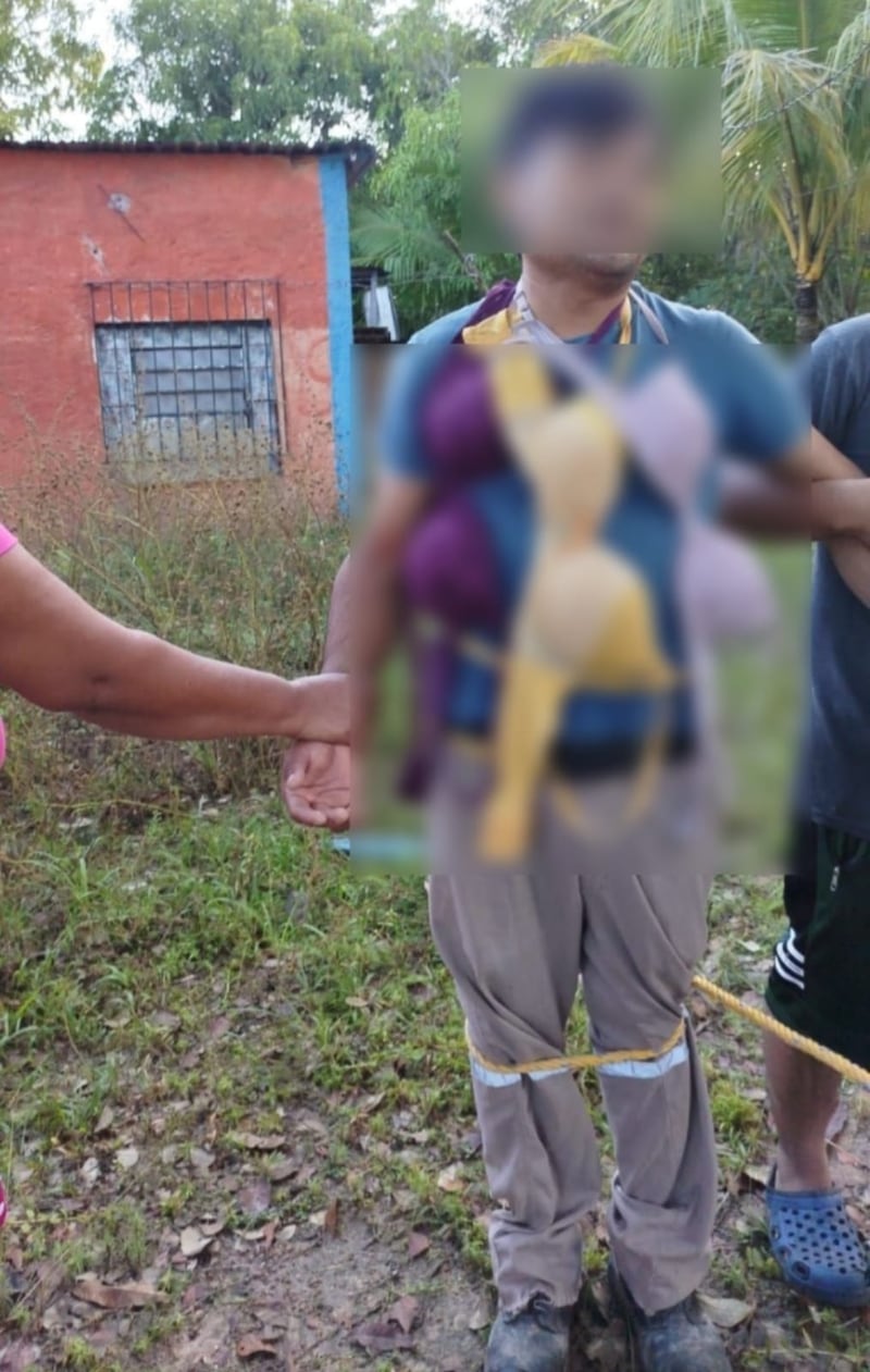 El insólito ladrón de brasieres fue viralizado en redes con pruebas del robo