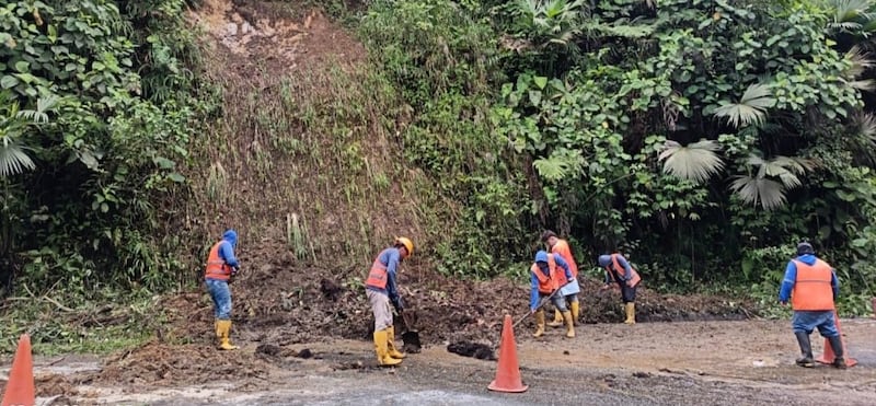 Reporte de vías en Ecuador