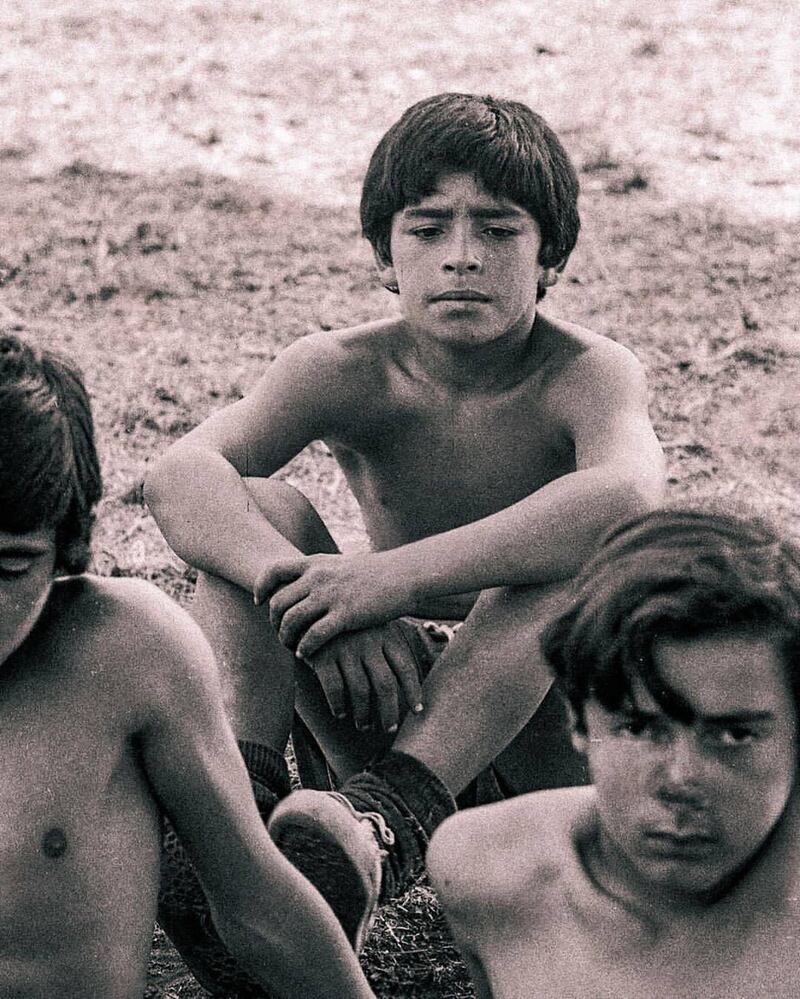 Fotografías de Maradona de infante