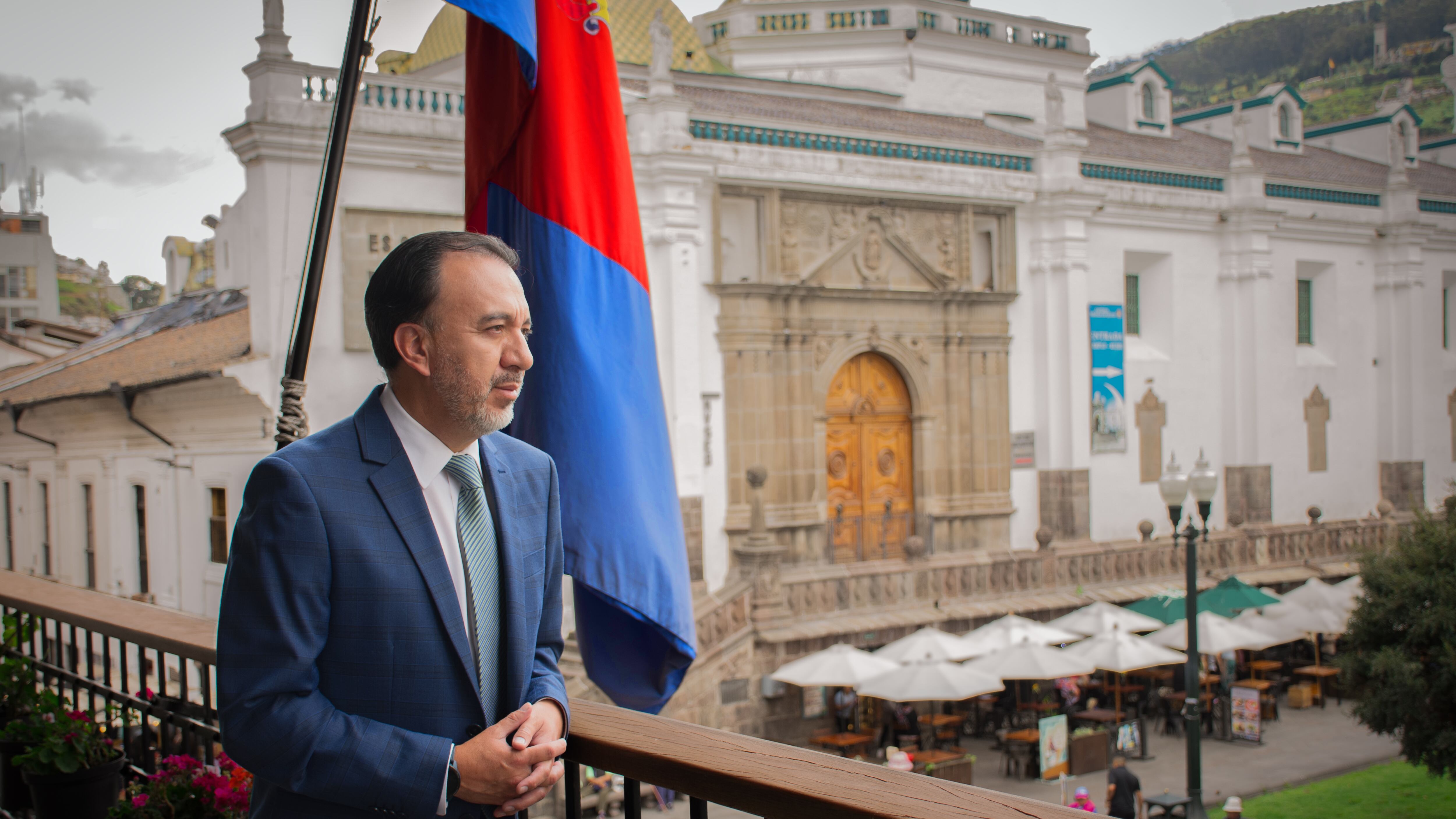 Pabel Muñoz, alcalde de Quito