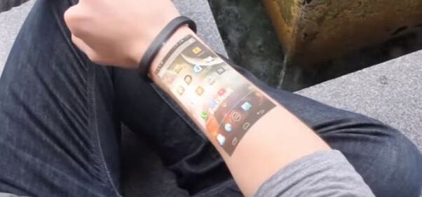 Cicret Bracelet/Captura de pantalla