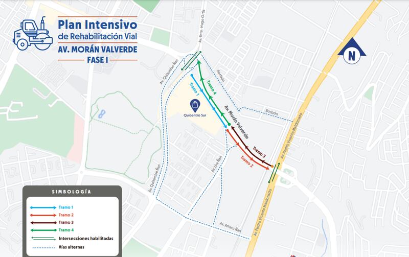 Cierres en la avenida Morán Valverde