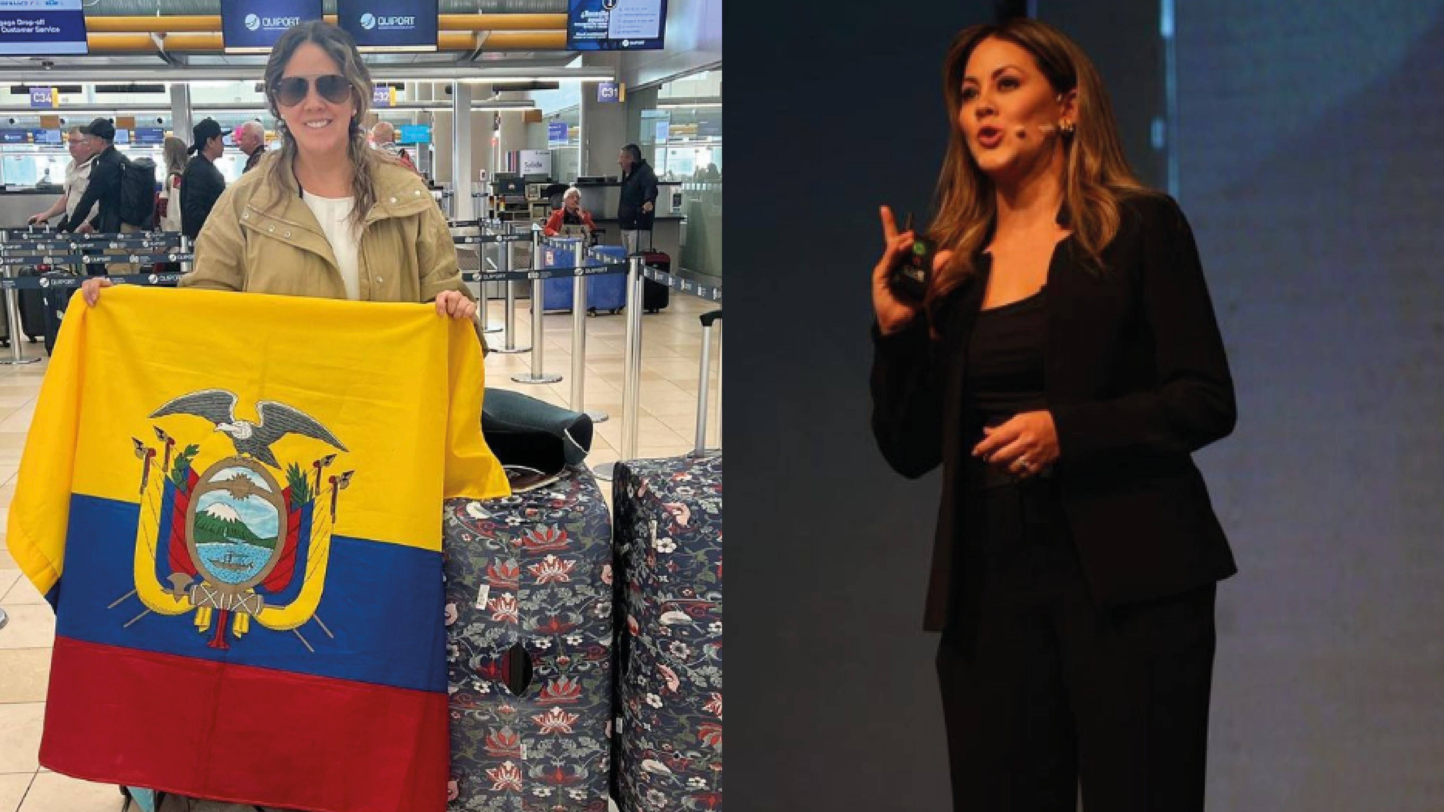 Denisse Molina se despide de Ecuador