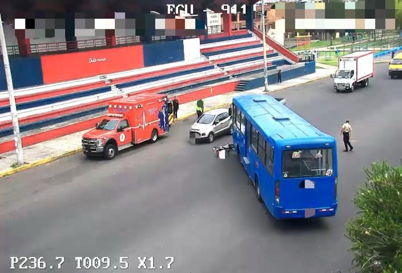 Accidente en Quito este 6 de octubre