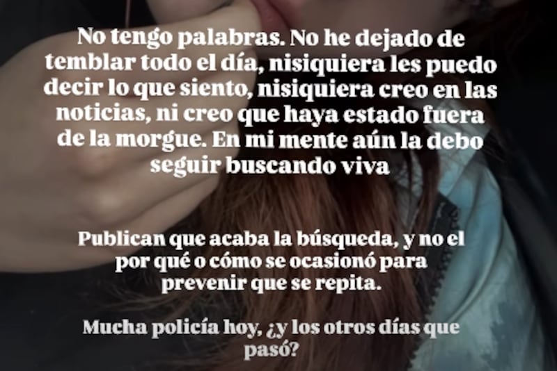 Amiga de Nathaly Mafla reveló imágenes y un mensaje de la joven antes de ser hallada sin vida
