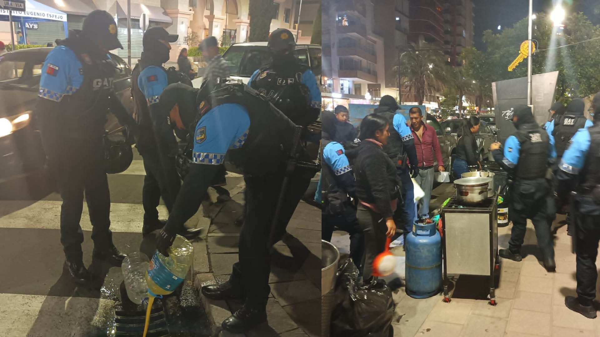 Desorden total se vivió durante la noche en Los Shyris por primer día de Fiestas de Quito