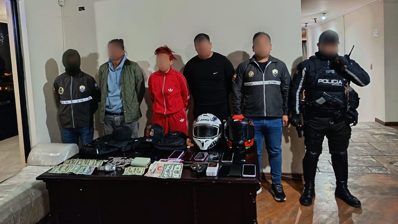 Desarticulan organización dedicada al robo a personas en Sangolquí