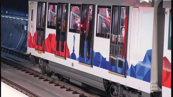 Rieles del Metro de Quito